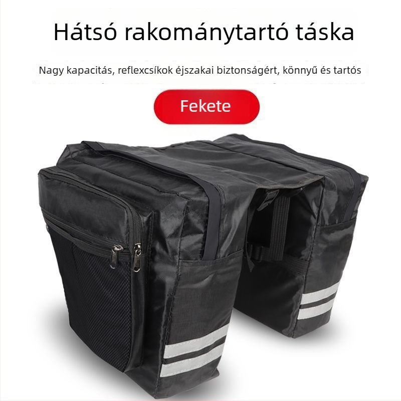 XW vászon hátsó táska kerékpárhoz, modell Bicycle Rear Camel Bag
