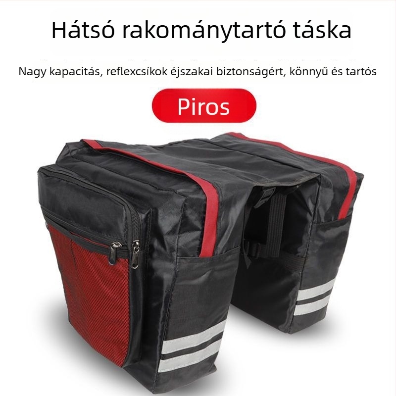 XW vászon hátsó táska kerékpárhoz, modell Bicycle Rear Camel Bag