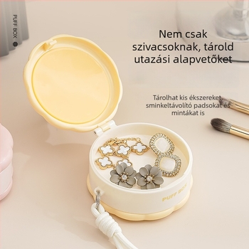 Ékszerdoboz rajzfilmszerű aranyos stílussal, ABS anyag, kemény
