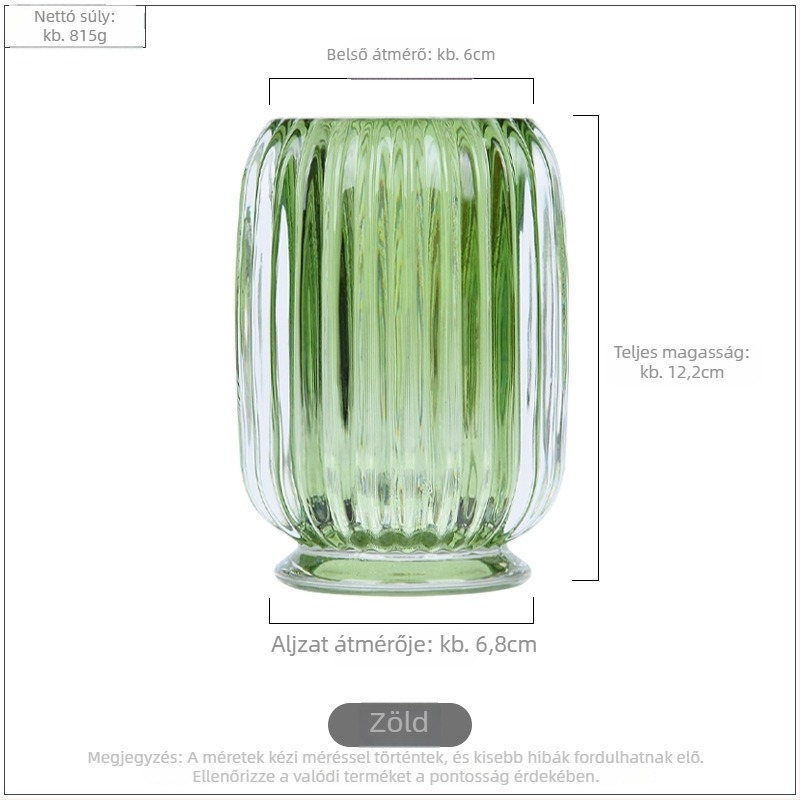 Sminkecset tároló doboz üvegből, modern egyszerű stílus, testreszabható kivitel