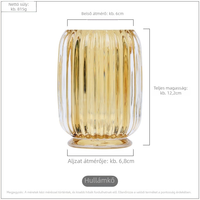 Sminkecset tároló doboz üvegből, modern egyszerű stílus, testreszabható kivitel