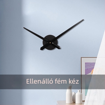 Fali óra Emoyo E-JX-011, fém számlap és tokozás, elemes, csendes mozgás