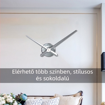 Fali óra Emoyo E-JX-011, fém számlap és tokozás, elemes, csendes mozgás