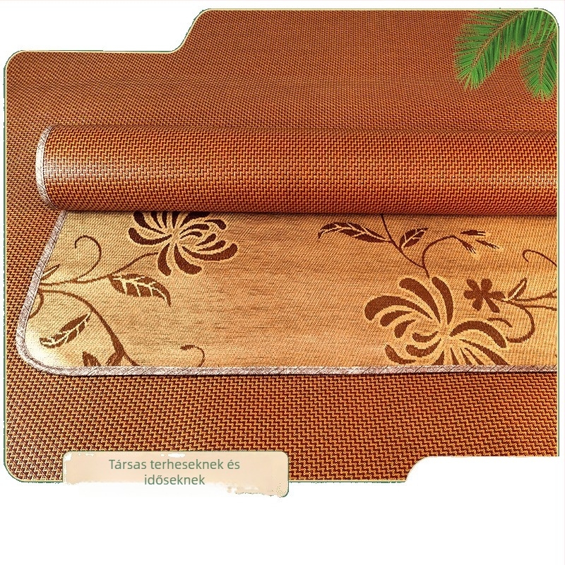 Rattan matrac Ice-Silk anyagból, kétoldalas vastagított, összecsukható, egyetemistáknak kollégiumban, négy évszakos használatra