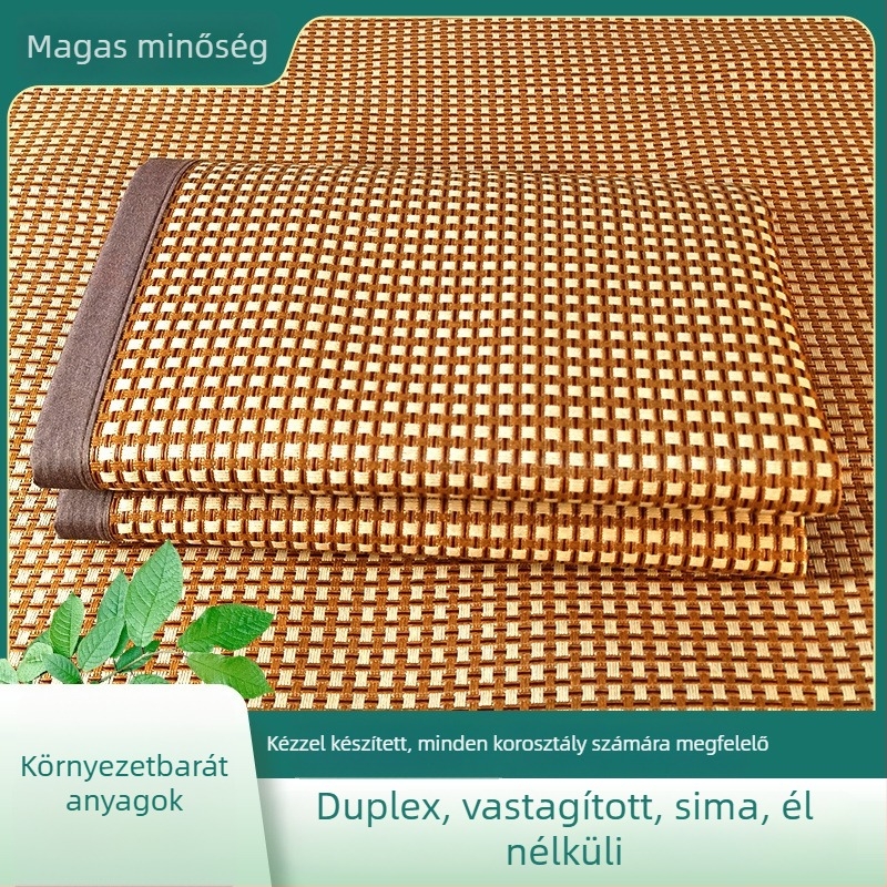 Rattan matrac Ice-Silk anyagból, kétoldalas vastagított, összecsukható, egyetemistáknak kollégiumban, négy évszakos használatra
