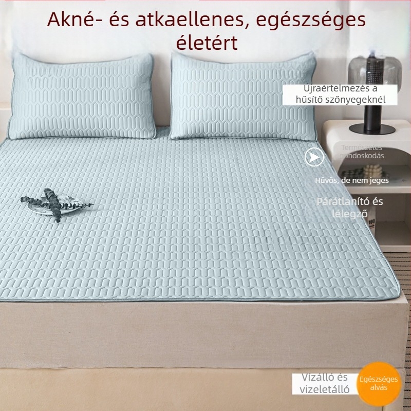 Jég Silk ágymatrac Jacquard szövésű, kémiai rostból, gépi mosásra