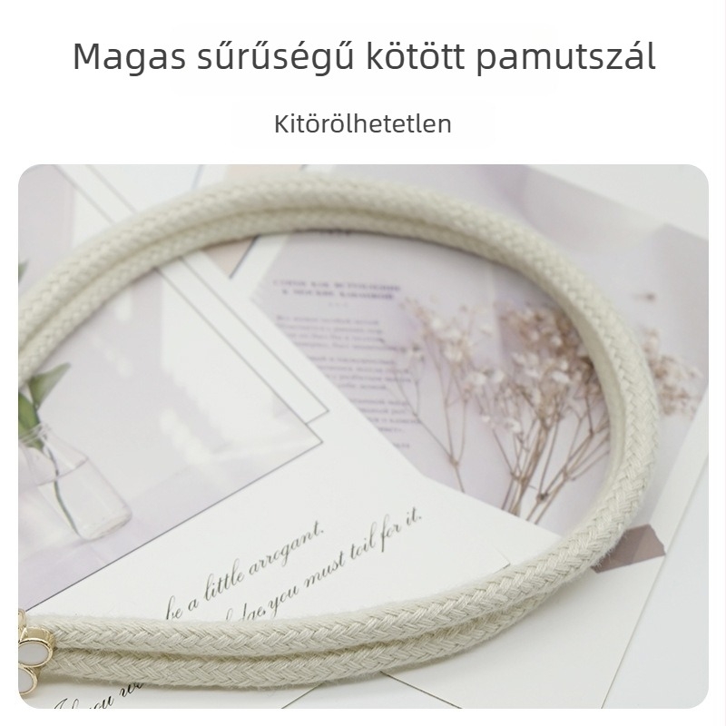 Függönypántok – könnyű luxus, állítható rögzítő zsinórok, anyag: szövet, egyszerű és modern stílus