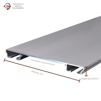 Shenzhou Yuye Ultra-thin Double Straight Rail – függöny sín alumínium ötvözetből, típus: függesztett.