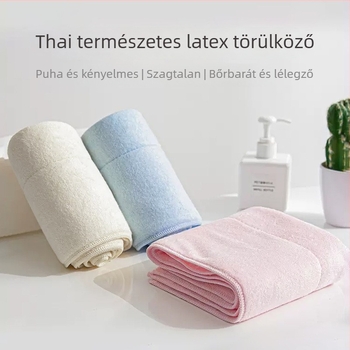 Thai Oak Latex bambusz rostos arc törölköző, 32 szál, 50–80 g