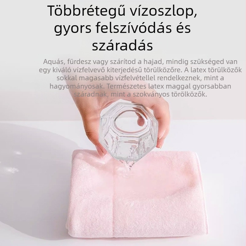 Thai Oak Latex bambusz rostos arc törölköző, 32 szál, 50–80 g