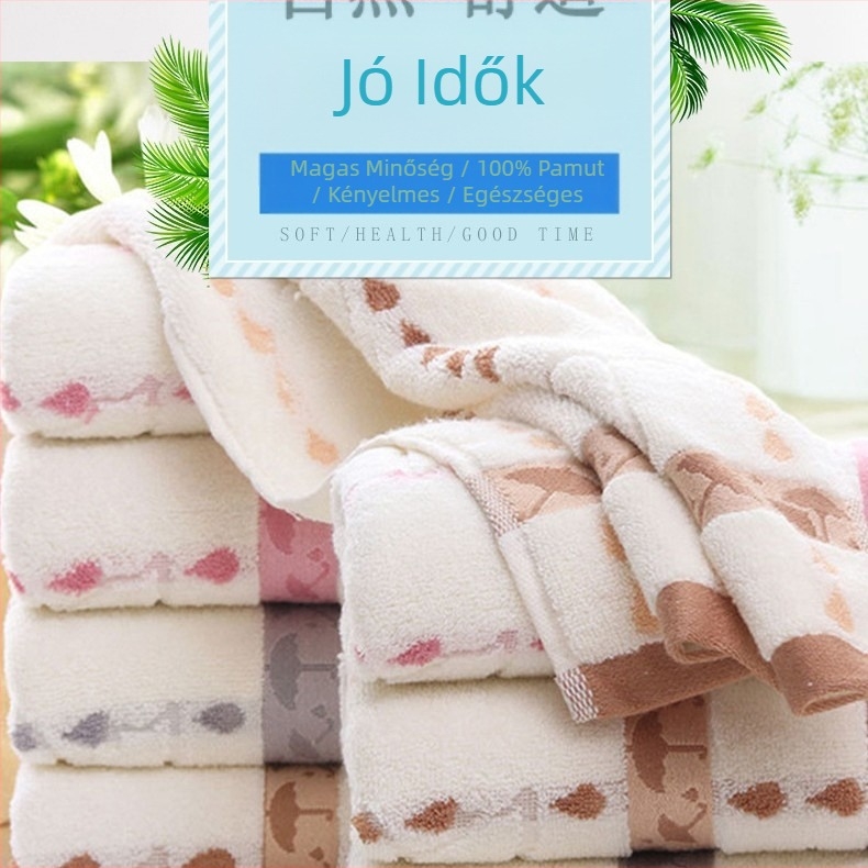 Esernyő törölköző – pamut, vastag, puha és nedvszívó; Jacquard szövés, 16 szál; 100–120 g; Márka Red Bamboo; Testreszabható