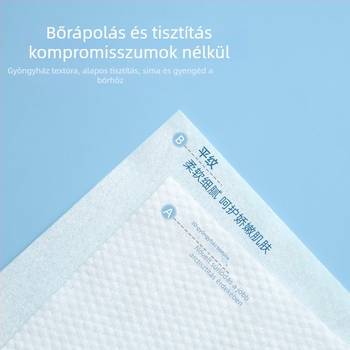 Egyszer használható utazási készlet: egyedi csomagolású törölköző, puha és nedvszívó, nem szőtt anyag, pamut alapanyag, egyszerű szövés, egy alkalomra használható