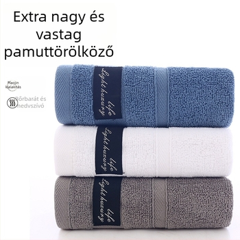 Pamut arc törölköző, vastagított, nedvességfelszívó, sík szövés, 32s szálak