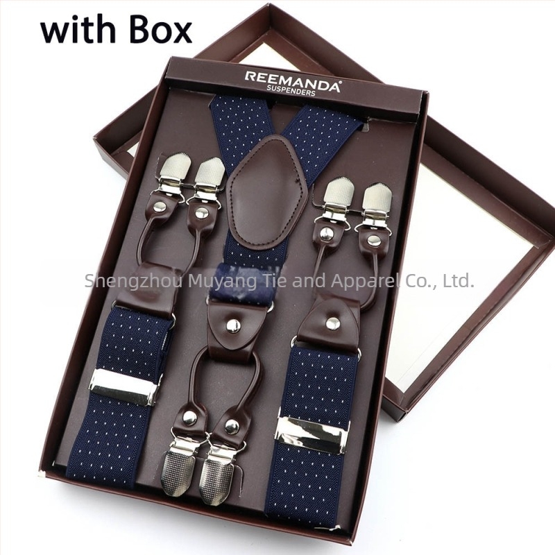 Uniszex vállpántok 6 csattal, rugalmasak és állítható hosszúságúak, keresztpánt a háton, poliészter fonalból