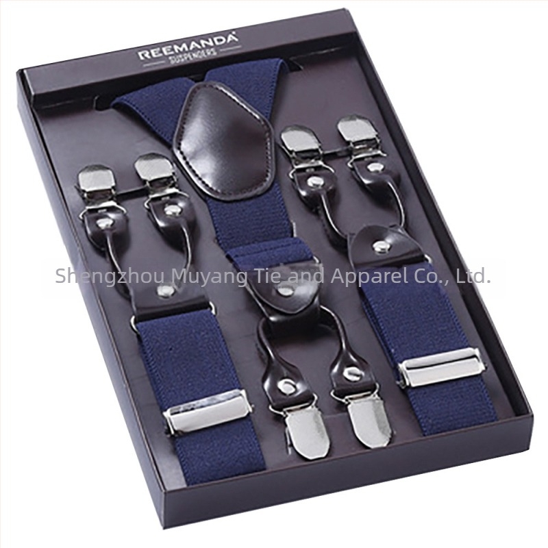 Uniszex vállpántok 6 csattal, rugalmasak és állítható hosszúságúak, keresztpánt a háton, poliészter fonalból