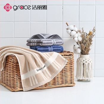 Grace 100% pamut arc törölköző, hímzett, 24 darabos csomag