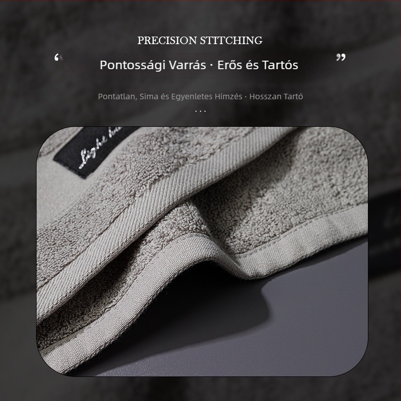 100% pamut fürdő- és arc-törölközők, tömeg 80–100 g
