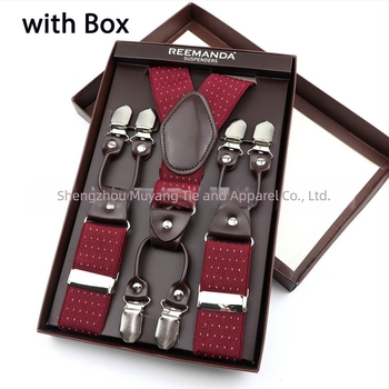 Uniszex hat klipszes nadrágtartó, elasztikus, állítható, keresztezett hátsó rész, poliészter és gumiszalag