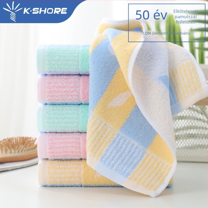Arc törölköző otthoni használatra, puha és nedvszívó, 100% pamut, jacquard szövés, 80–100 g, 21s fonal