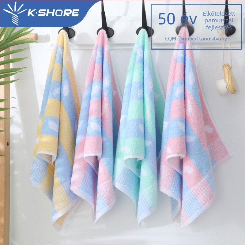 Arc törölköző otthoni használatra, puha és nedvszívó, 100% pamut, jacquard szövés, 80–100 g, 21s fonal