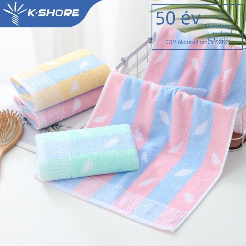 Arc törölköző otthoni használatra, puha és nedvszívó, 100% pamut, jacquard szövés, 80–100 g, 21s fonal