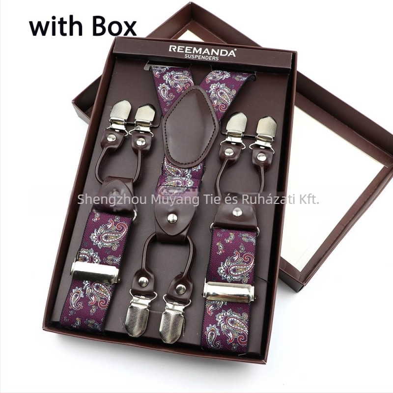 Uniszex vállpántok kereszt hátsó résszel, hat csipeszes, állítható, elasztikus, poliészterből