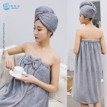 Lonley Coral Fleece fürdőtörölköző készlet fejpánttal és hajszárítós sapkával, 500 g+, 150D, fő anyag tartalom 85%