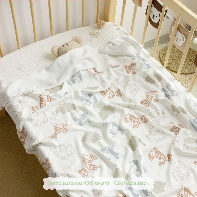 Bambuszrost takaró - nyár, könnyű (<300 g), Cartoon minta, prémium minőség