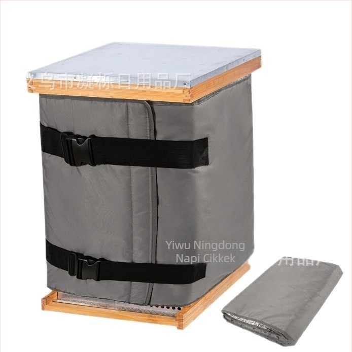 Méhkas téli szigetelő takaró, vízálló 600D, vastag Pearl Cotton szigetelő, védőház a kaptárhoz