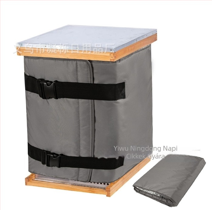 Méhkas téli szigetelő takaró, vízálló 600D, vastag Pearl Cotton szigetelő, védőház a kaptárhoz