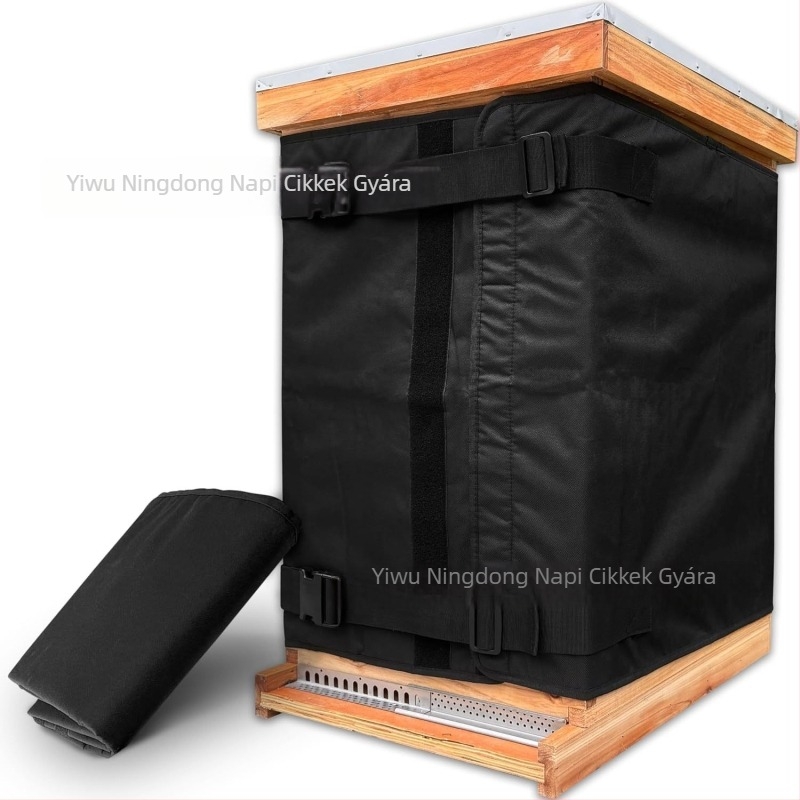 Méhkas téli szigetelő takaró, vízálló 600D, vastag Pearl Cotton szigetelő, védőház a kaptárhoz