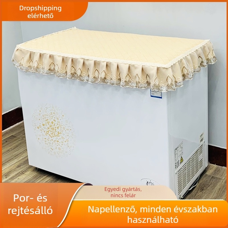 Sűrített fagyasztófedél – por elleni védelem, hőszigetelő huzat, univerzális textilfedél