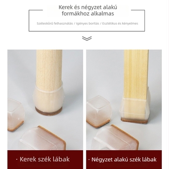 TPE szék lábvédők – megerősített, lazítás elleni, vastagabb, kopásálló és csendes