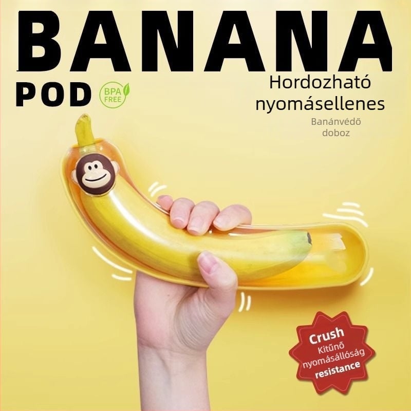 Banán tároló doboz - Normál anyag, Barátságos Márka, Cuki és egyszerű stílus