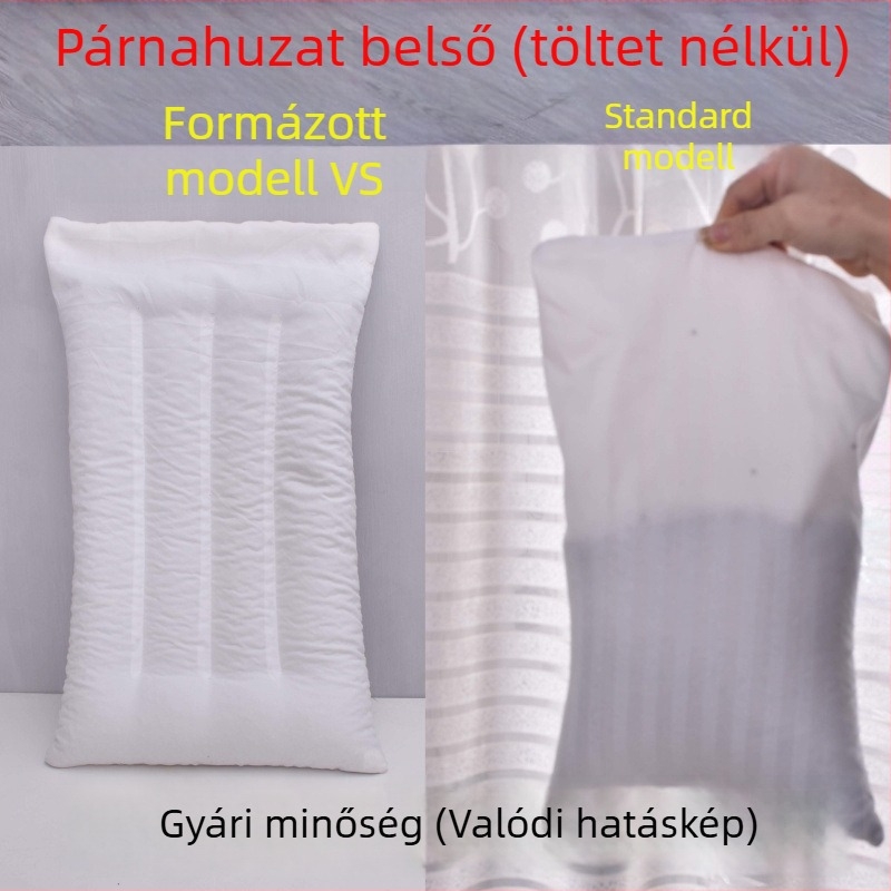 Hajdina párna belső párnahuzattal és maghéj töltőzsákkal — pár felnőtteknek és gyerekeknek, Cassia maghéj töltőzsák, vastított