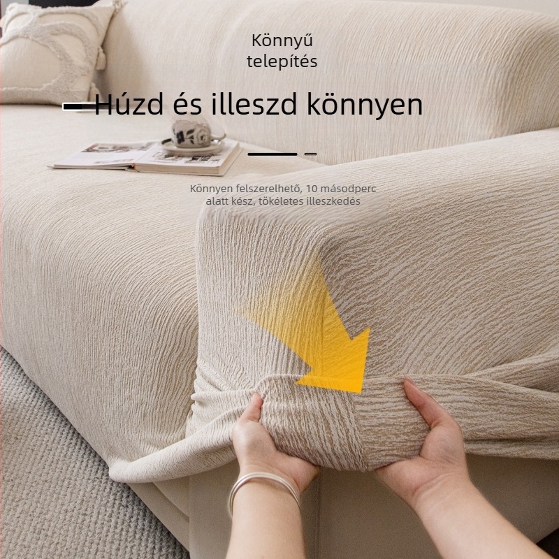 Chenille kanapéhuzat macskák által okozott karmolások ellen, vastagabb, négy évszakos univerzális, teljes fedés