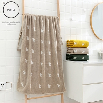 Jacquard fürdőlepedő, 100% pamut, 32 szál, súly 300–400 g, Cotton love
