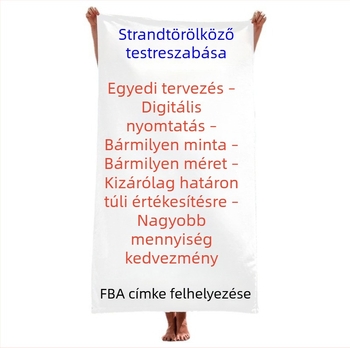 Mikroszálas strandtörölköző, könnyű, puha és kényelmes, strandhoz, fürdőhöz és medencéhez