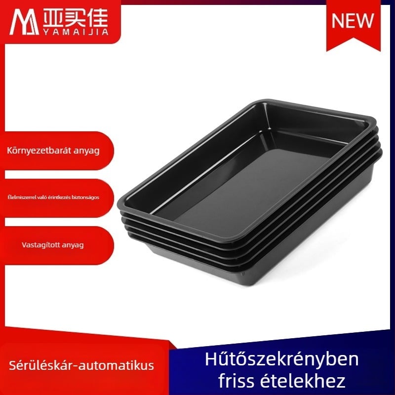 Hús-display tálca – ABS műanyag, Yamajia márka, egyszerű stílus, Supermarket fresh food tray sorozat