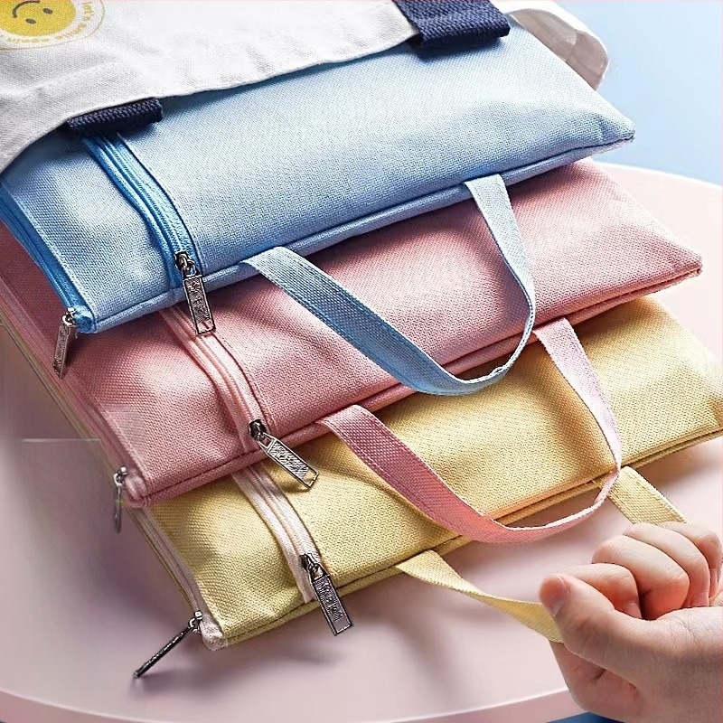 Jinna Oxford vízálló dokumentumtáska cipzárral – Nyomtatott logó, várandóság ellenőrzéséhez, rajzolt stílus