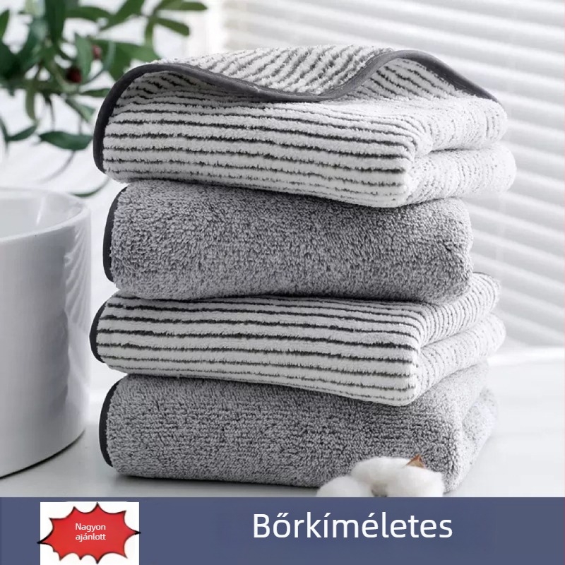 Korall fleece törölköző/arc törölköző, 50–80 g, szálak: korall fleece