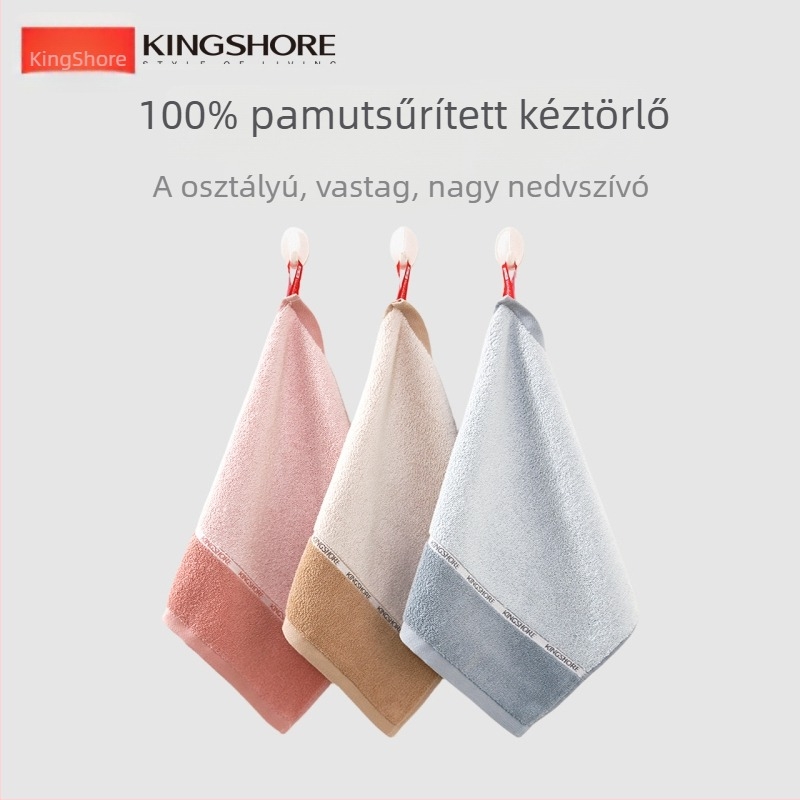 Négyzet alakú pamut törölköző arcra, jacquard szövés, 16 szál, tömeg 50–80 g