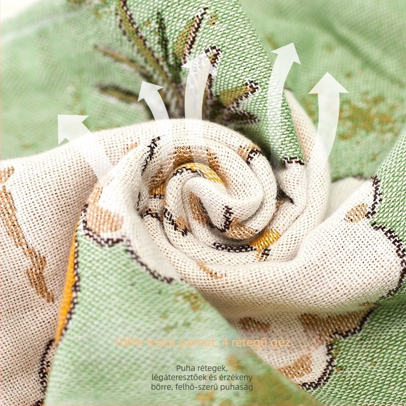 Arc törölköző 100% pamut géz anyagból - jacquard szövés, 32 szál, súly alatt 50 g