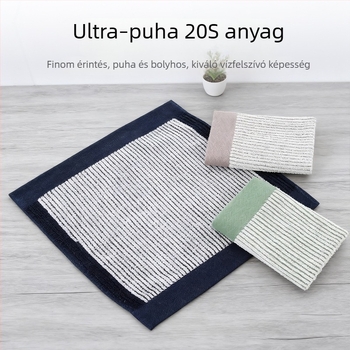 Kis négyszögletű törölköző — 100% pamut, többszálú fonal, 48 g, nedvszívás 0-5 s, logónyomás elérhető.