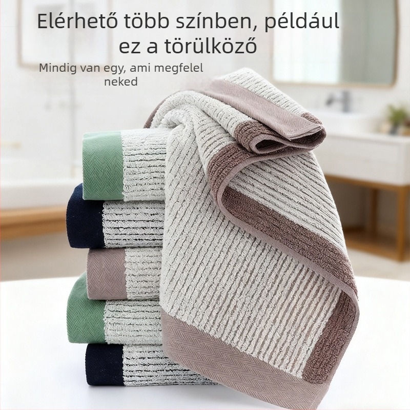 Kis négyszögletű törölköző — 100% pamut, többszálú fonal, 48 g, nedvszívás 0-5 s, logónyomás elérhető.