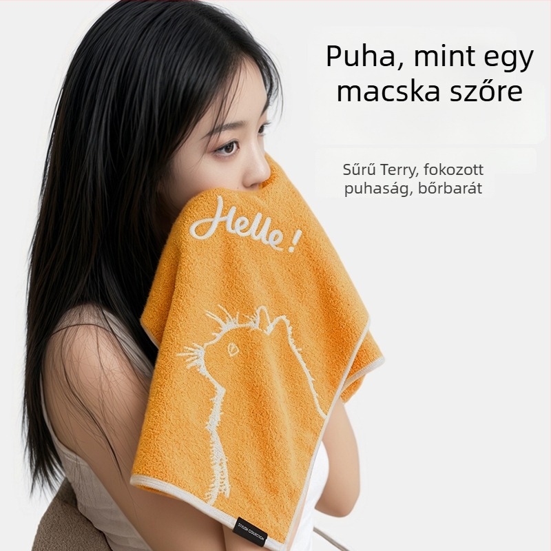 Pu xi Pamut arctörölköző, vastagított jacquard szövés, 100–120 g/m², szegélyezett