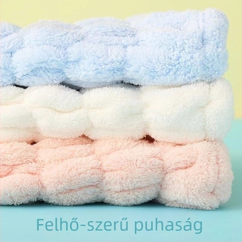 Gyermekek hajszárító sapka, korall fleece anyagból, 100D szál, hímzés, súly 30–49 g, testreszabható