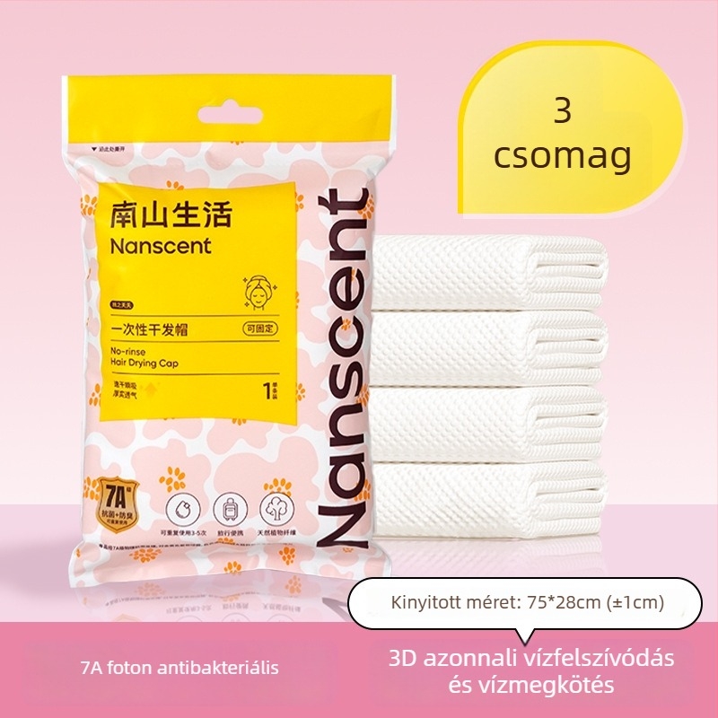 Hajszárító sapka (Márka RIWAY; Anyag: Viszkóz; Szál: 90gsm; Súly: 30–49 g; Termékkód: A001)