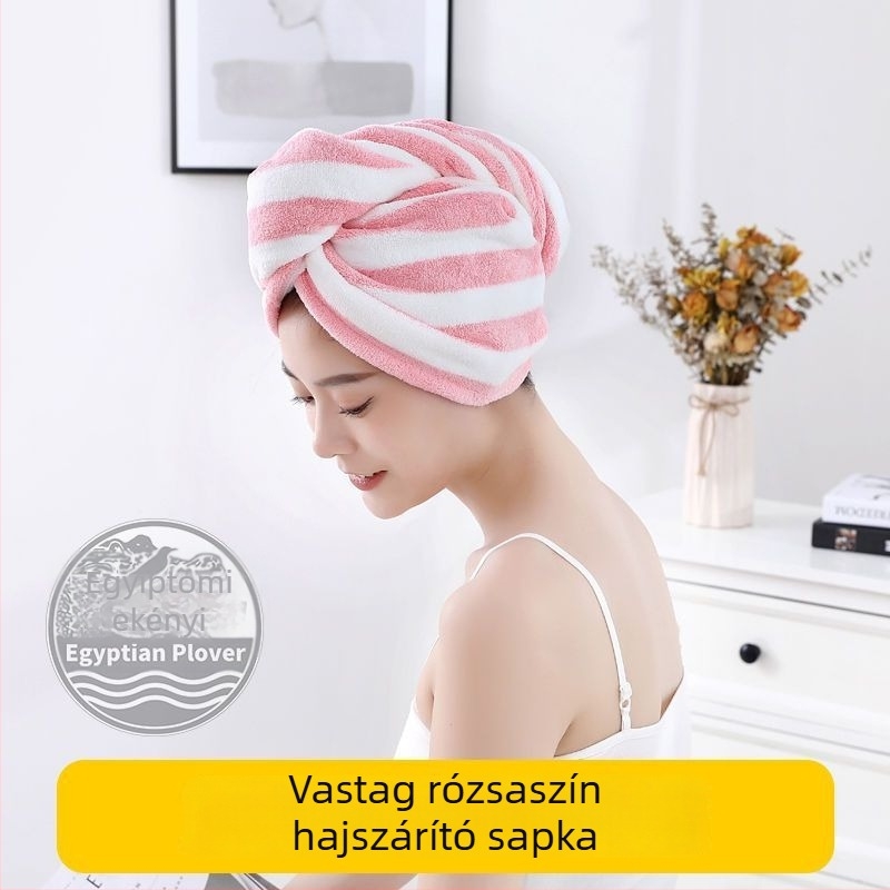 Szárító hajsapka, mikroszálas, 150D fonal, Cut Velvet, súly alatt 30 g