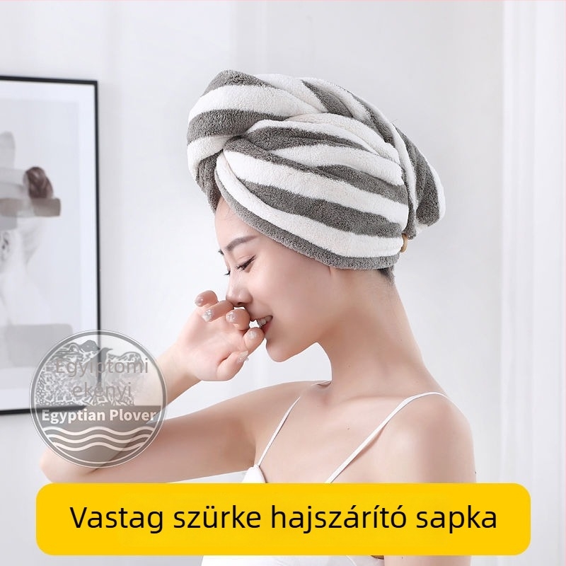 Szárító hajsapka, mikroszálas, 150D fonal, Cut Velvet, súly alatt 30 g